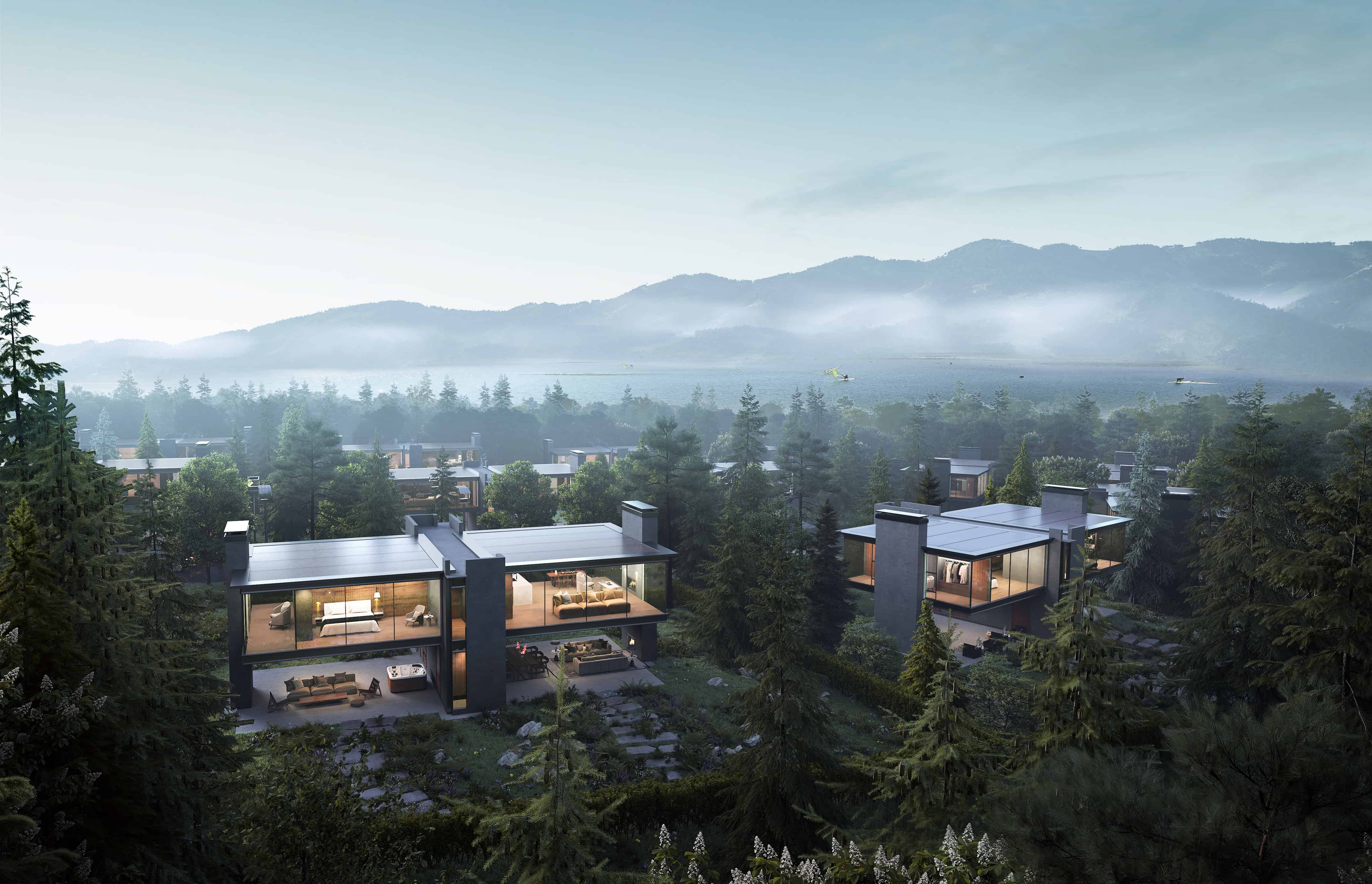 Glass House Rendering 12-17